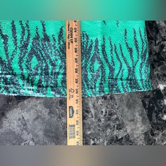 Women's Allover Sequins Green ‎ Party Mini Cami Dress - Picture 5 of 12